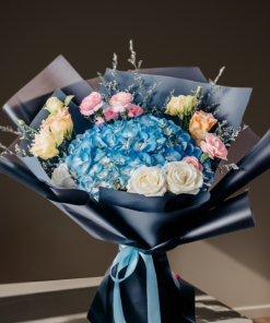Harmony of Blue Gems Bouquet