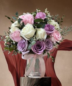 Timeless Elegance Blooms Vase Arrangement